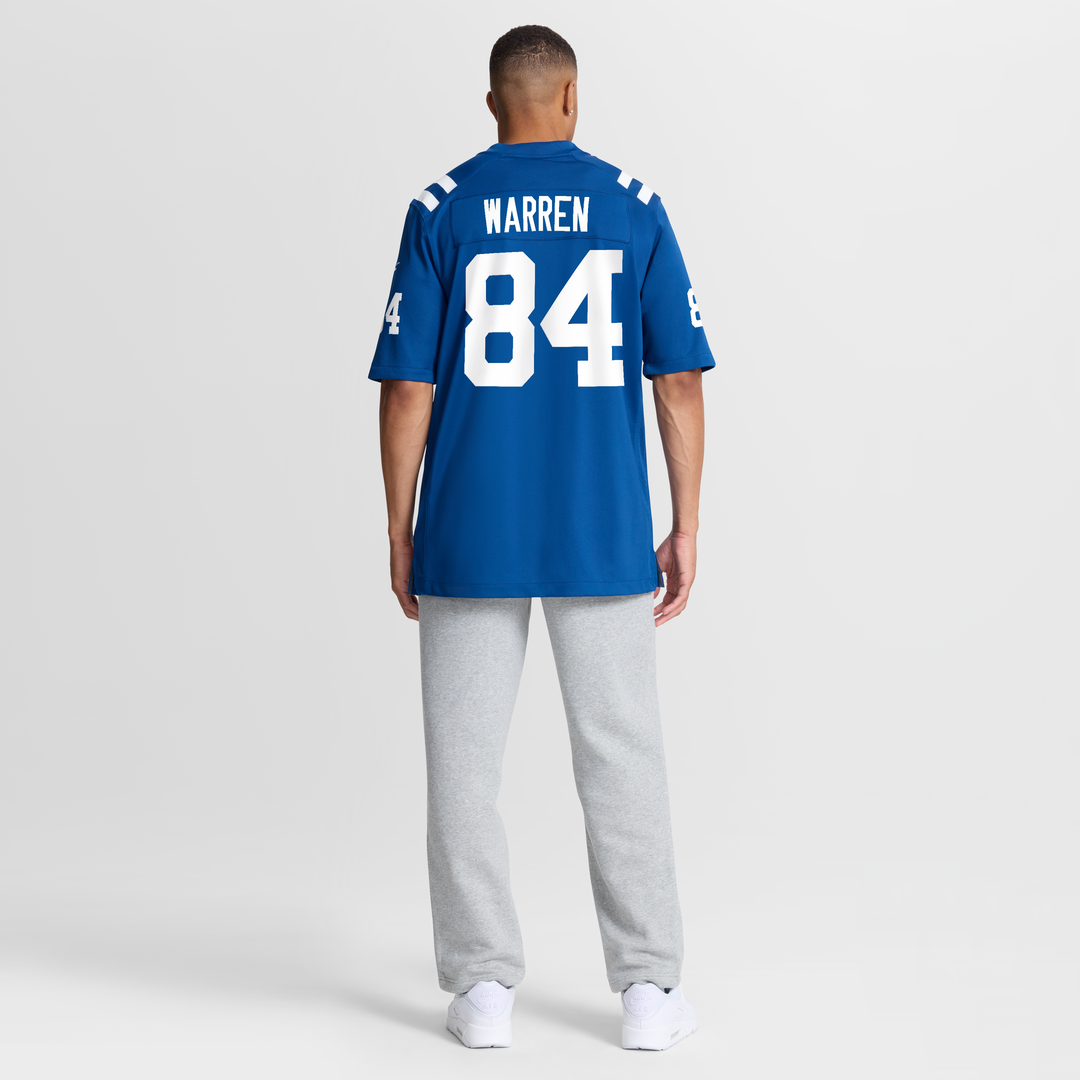 Tyler Warren Indianapolis Colts Team Game Jersey - Royal