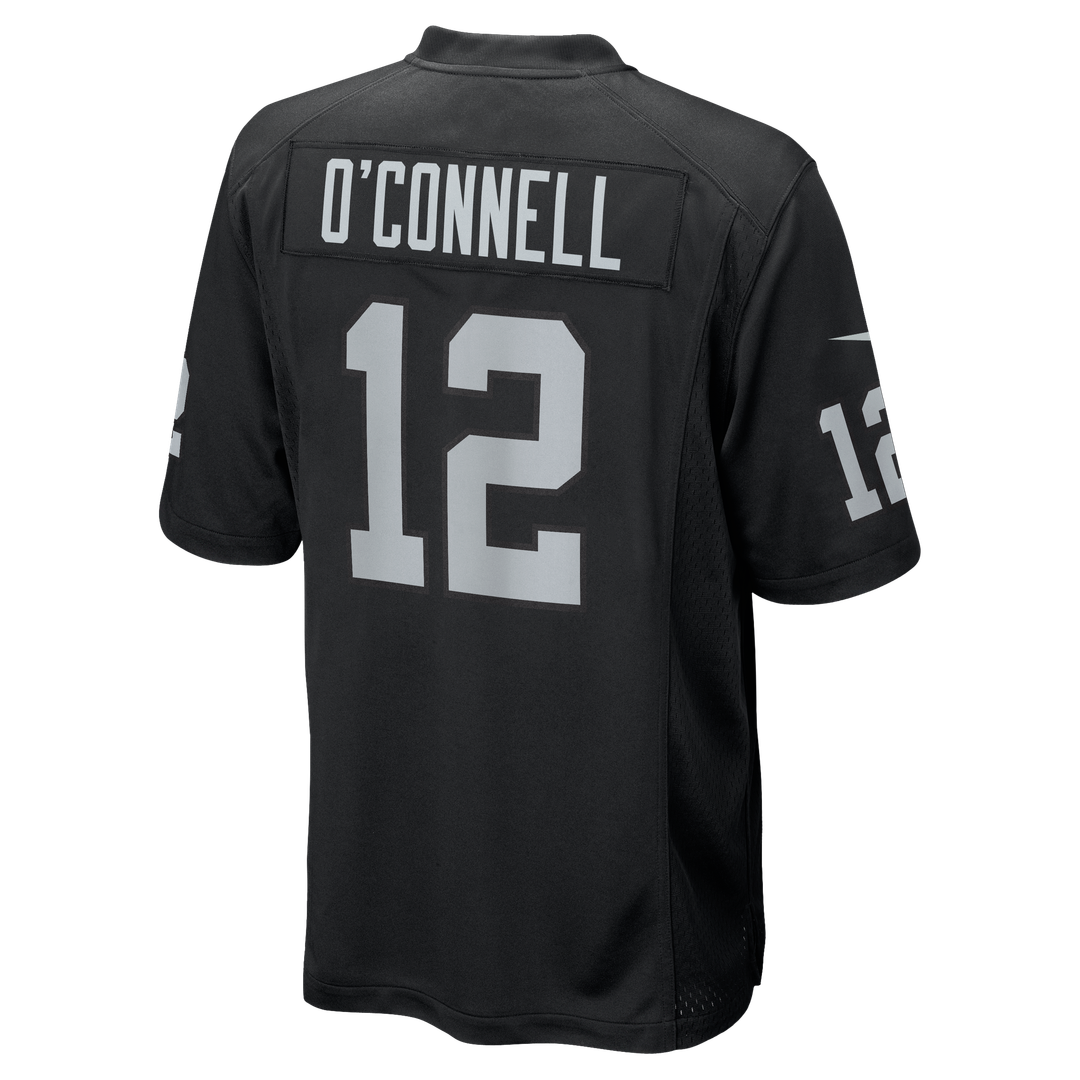 Aidan O'Connell Las Vegas Raiders Team Game Jersey - Black