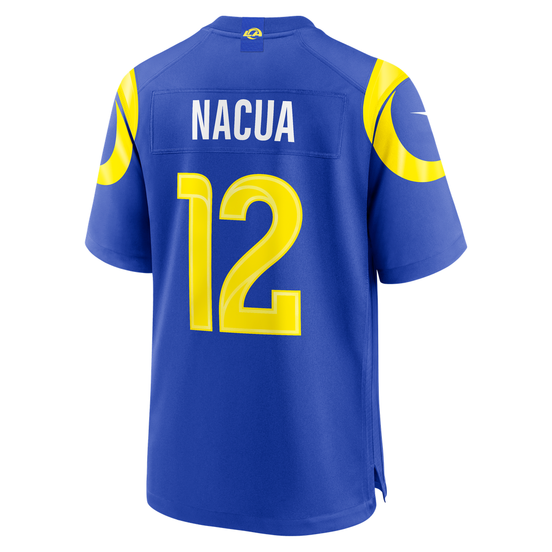 Puka Nacua Los Angeles Rams White Game Player Jersey - White