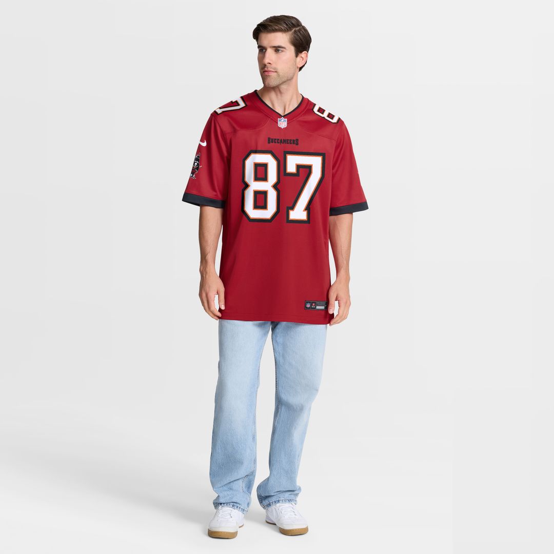 Payne Durham Tampa Bay Buccaneers Game Jersey - Red