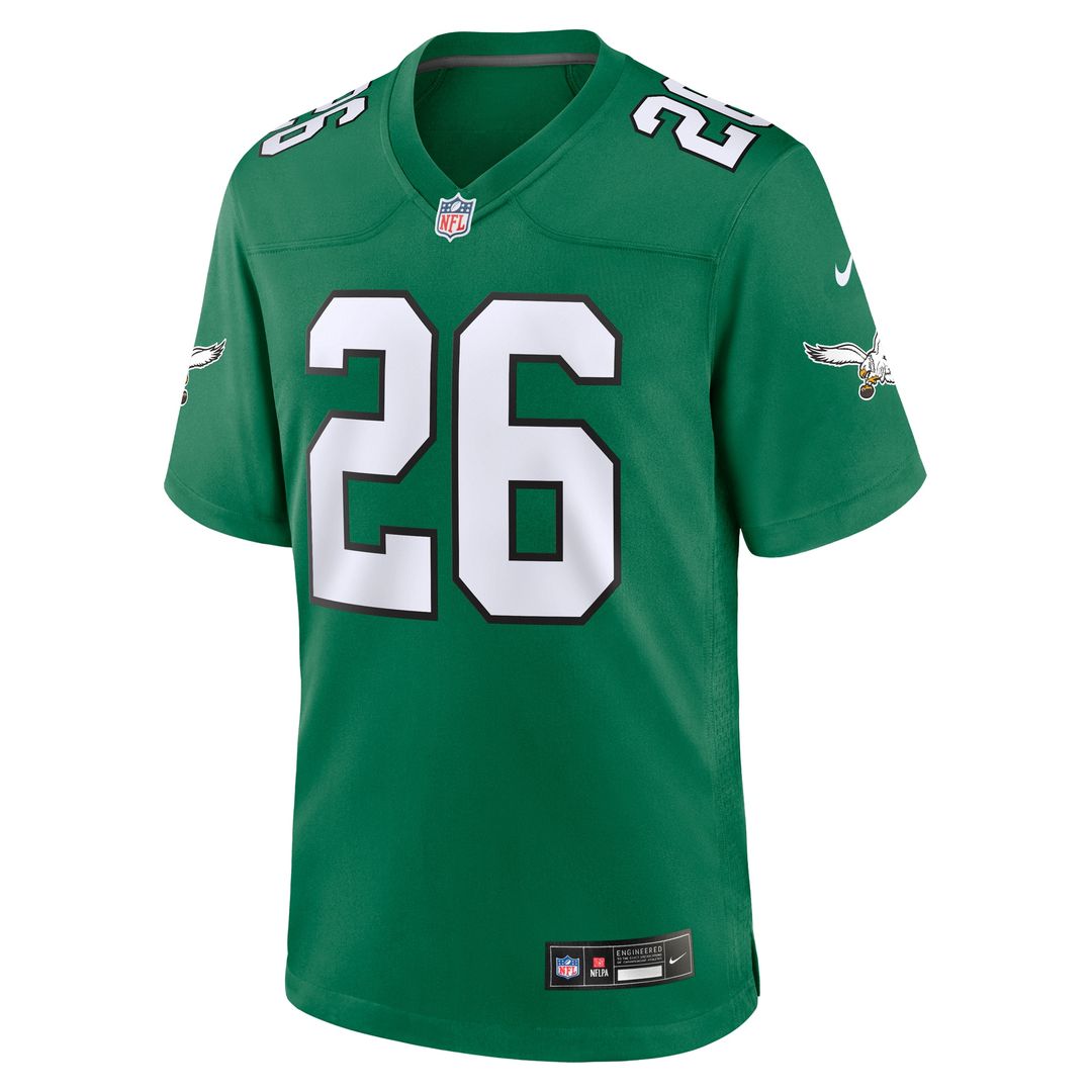Saquon Barkley Philadelphia Eagles Alternate Game Jersey - Black