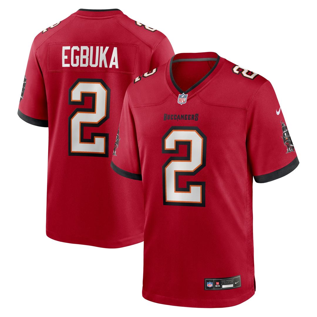 Emeka Egbuka Tampa Bay Buccaneers Alternate 2 Game Jersey - Creamsicle