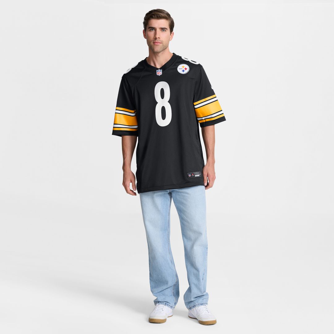 Aaron Rodgers Pittsburgh Steelers Game Jersey - Black