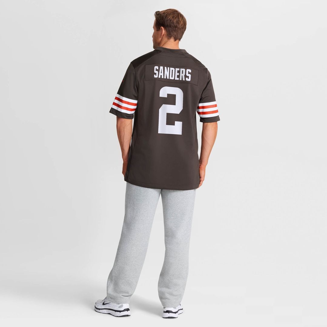 Shedeur Sanders Cleveland Browns Game Jersey - Brown