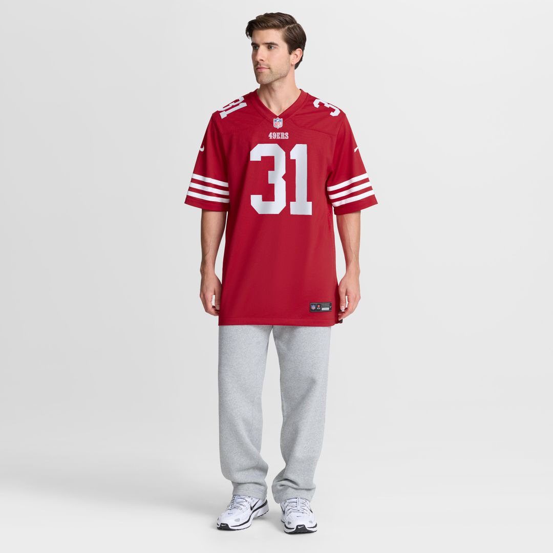 Isaac Guerendo San Francisco 49ers Game Jersey - Scarlet