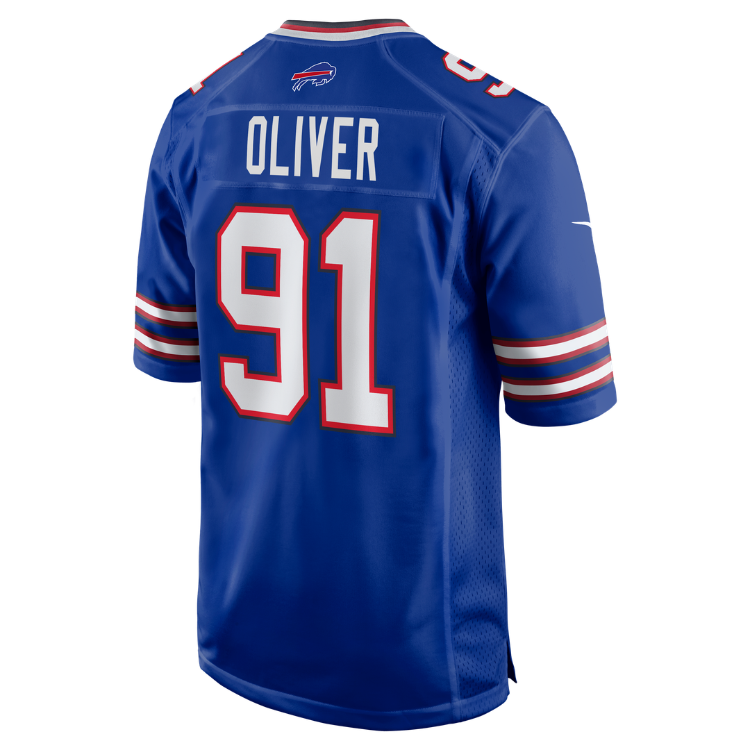 Ed Oliver Buffalo Bills Team Game Player Jersey - Royal