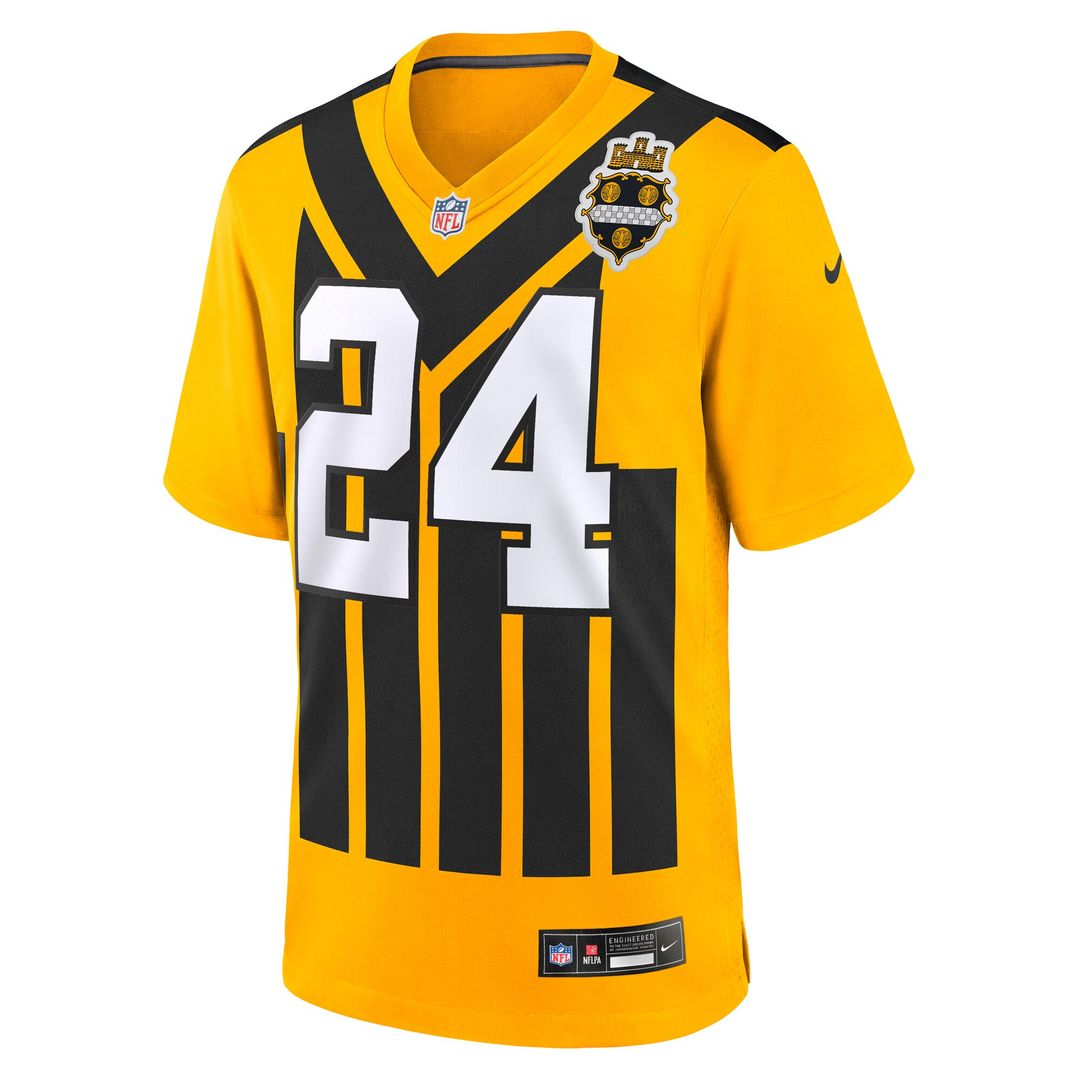 Joey Porter Jr. Pittsburgh Steelers Game Jersey - Black