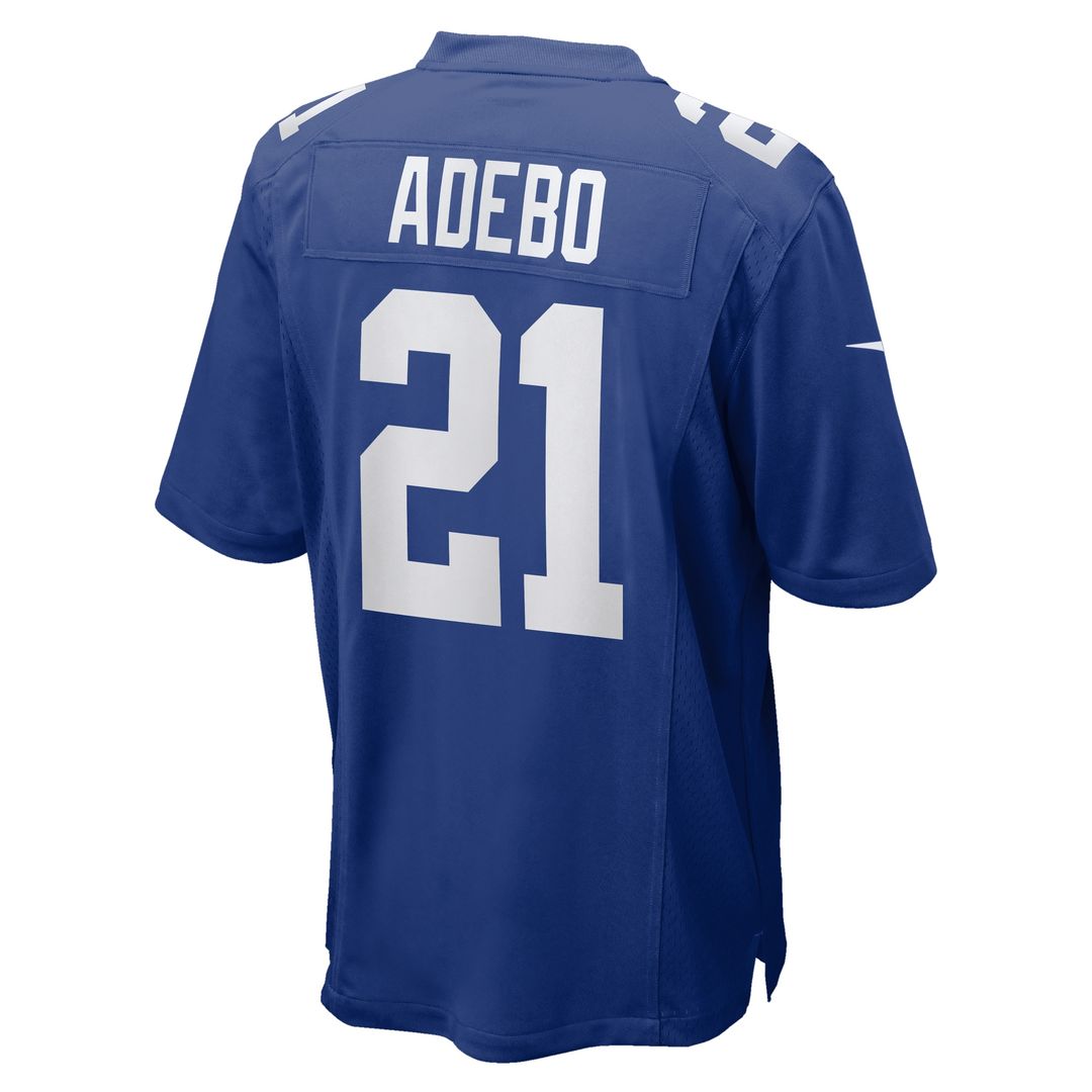 Paulson Adebo New York Giants Team Game Jersey - Royal