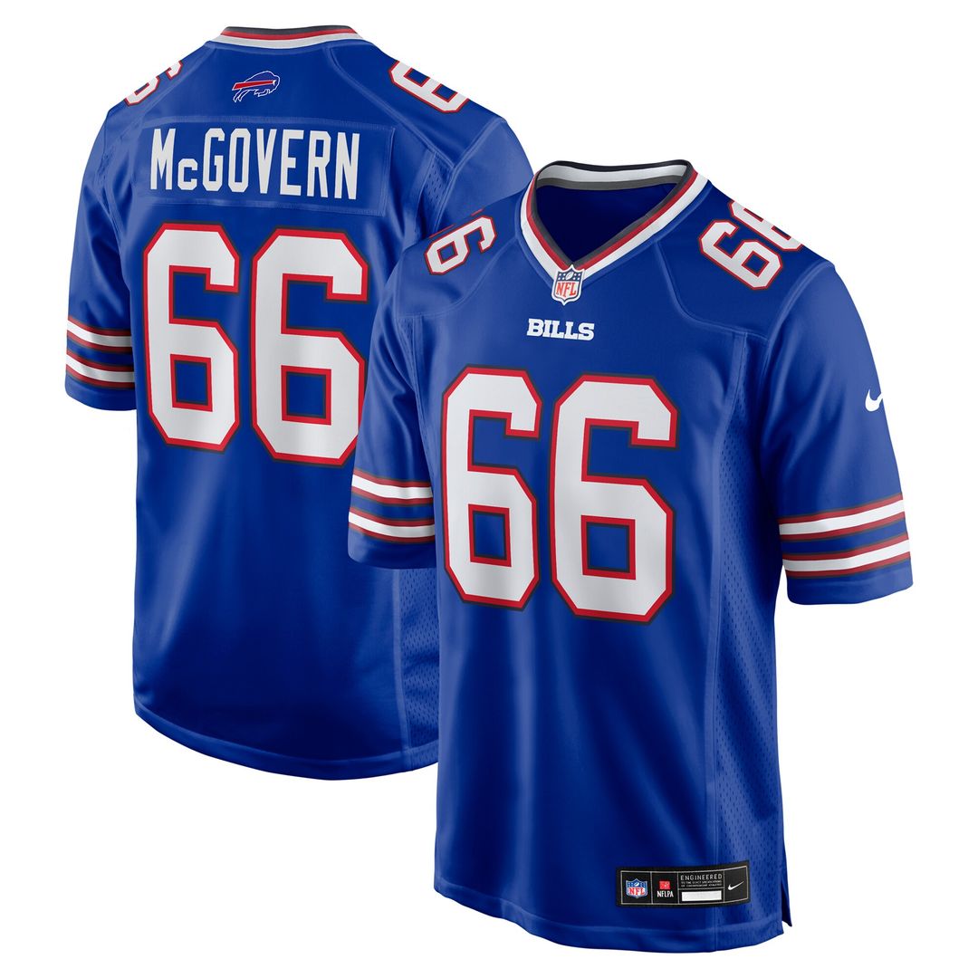 Connor McGovern Buffalo Bills Game Player Jersey - Royal