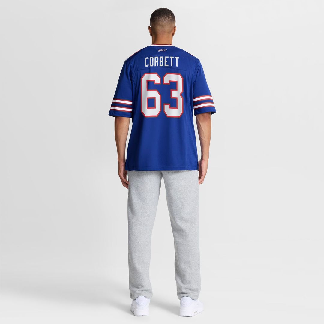 Austin Corbett Buffalo Bills Team Game Jersey - Royal