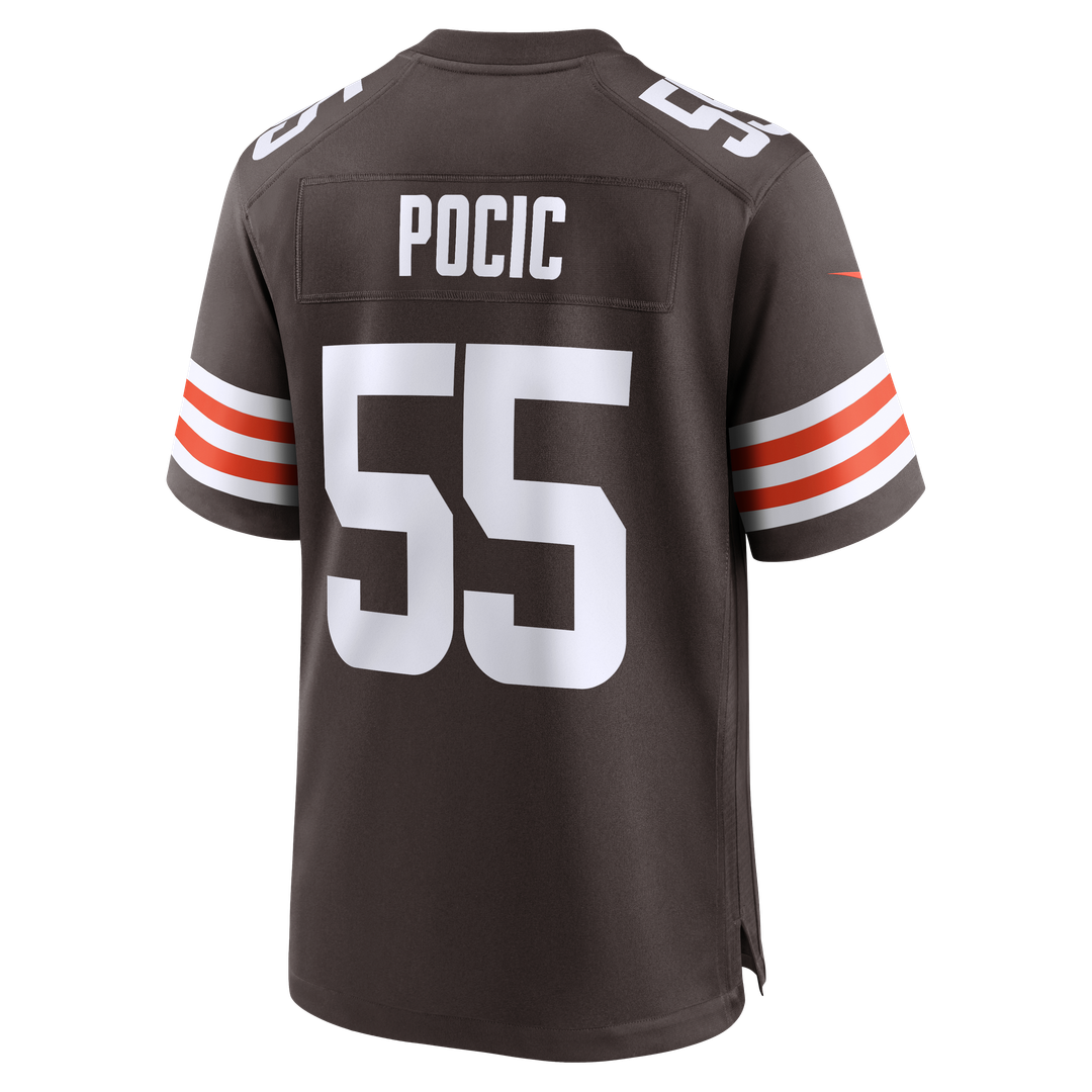 Ethan Pocic Cleveland Browns Game Jersey - Brown