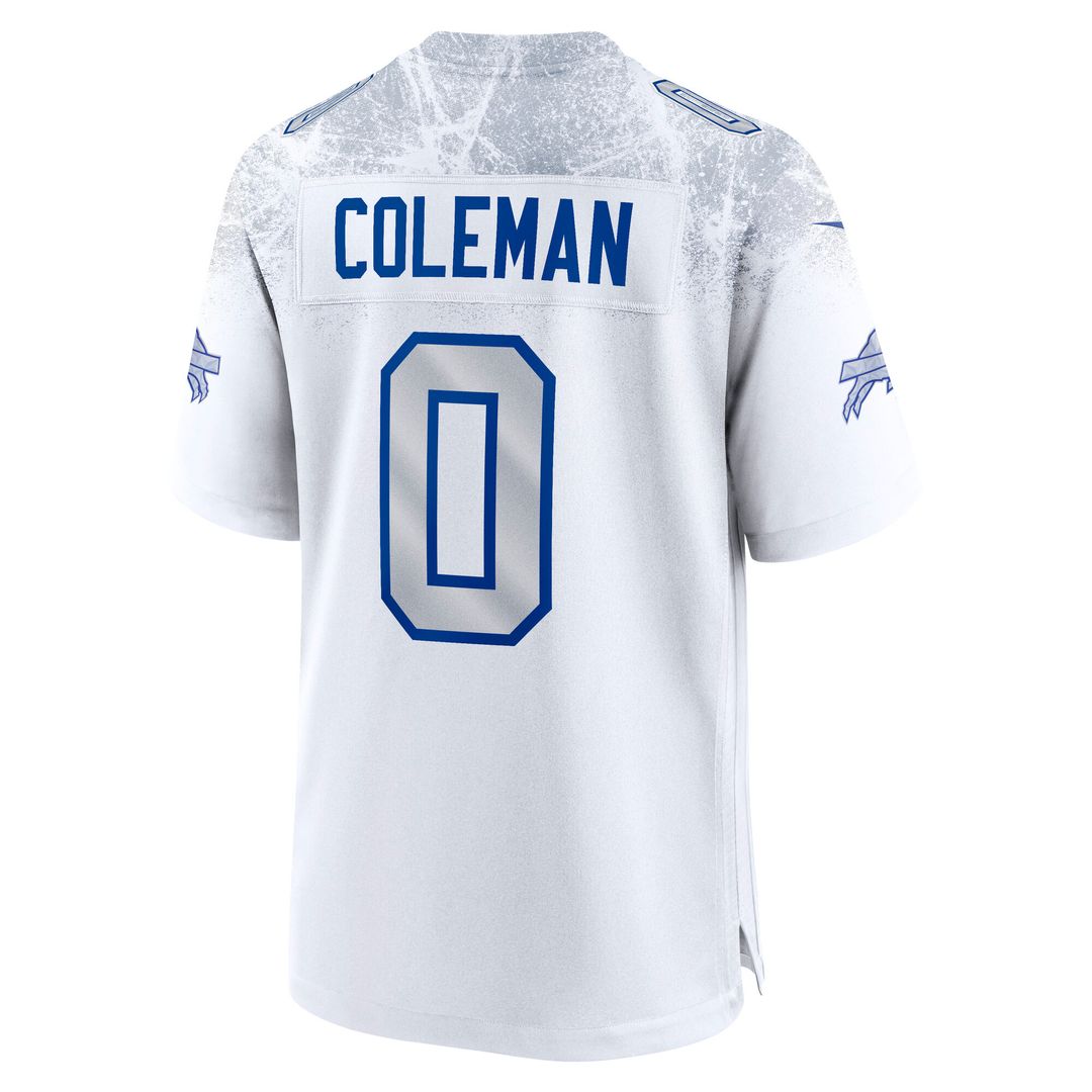 Keon Coleman Buffalo Bills 2025 Rivalries Collection Game Jersey - White