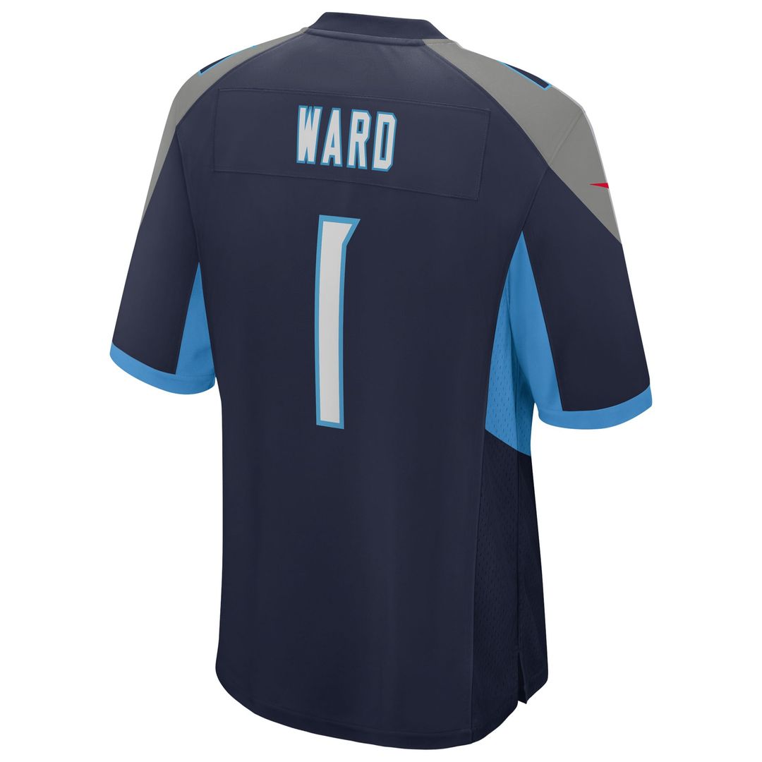 Cameron Ward Tennessee Titans Alternate Game Jersey - Navy
