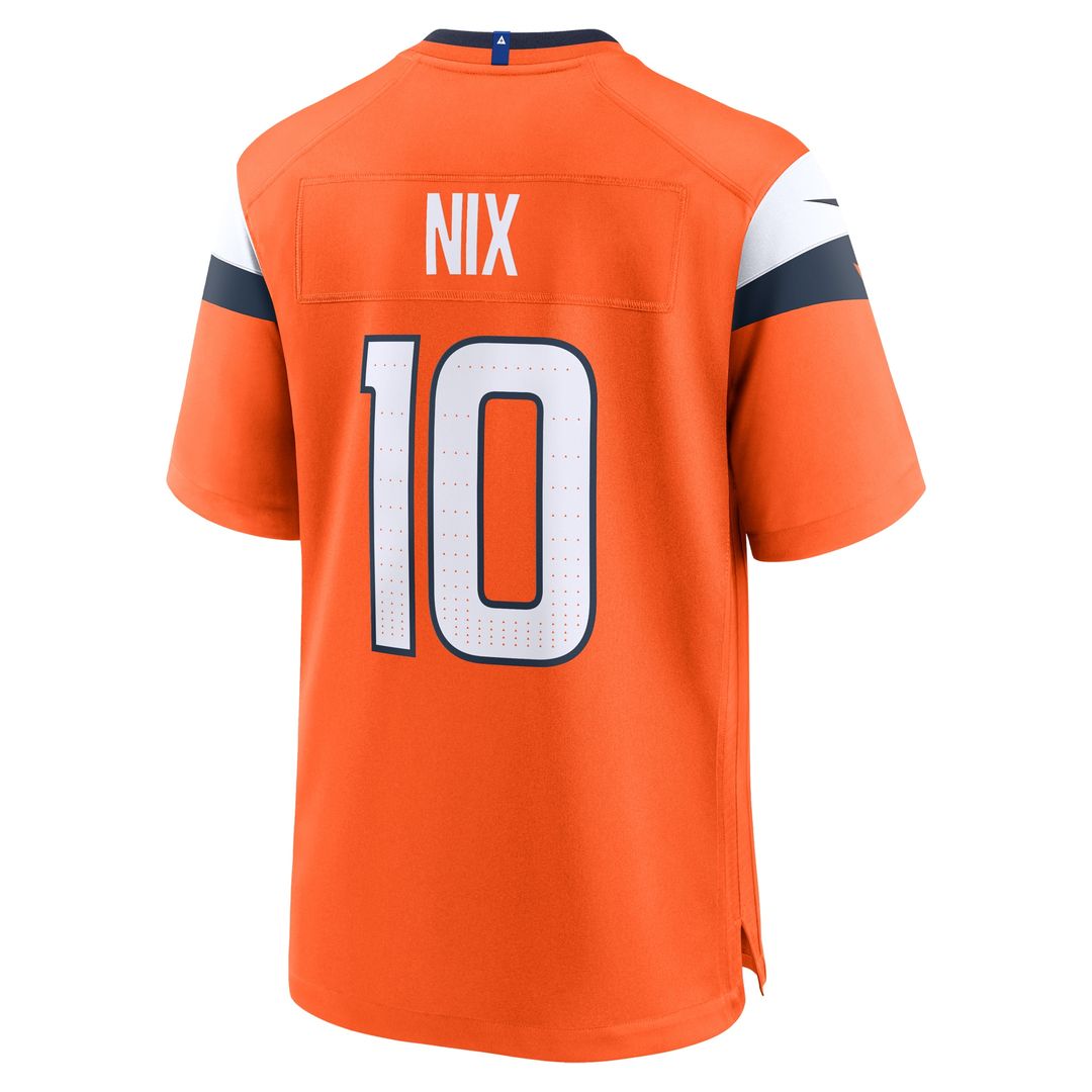 Bo Nix Denver Broncos Alternate Game Jersey - Navy