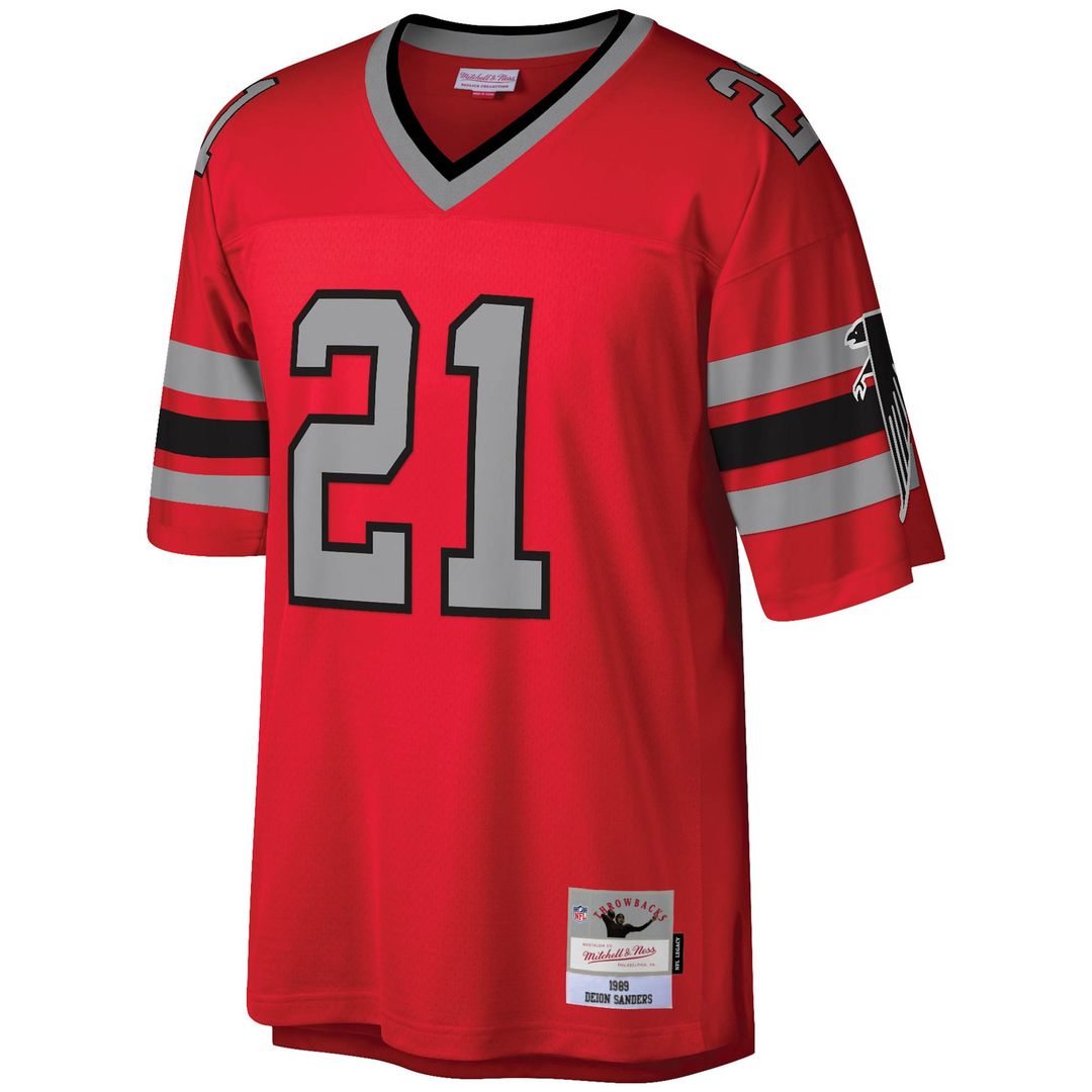 Deion Sanders Atlanta Falcons Legacy Replica Jersey - White