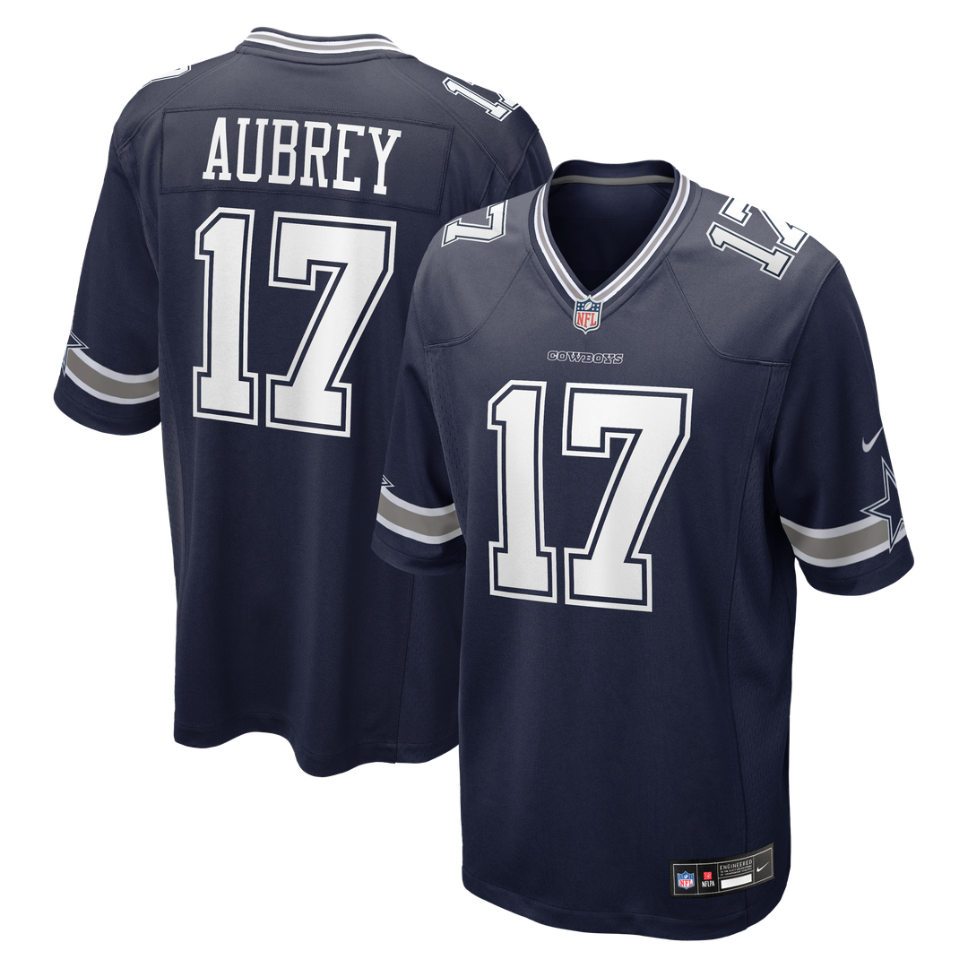 Brandon Aubrey Dallas Cowboys Team Game Jersey - Navy