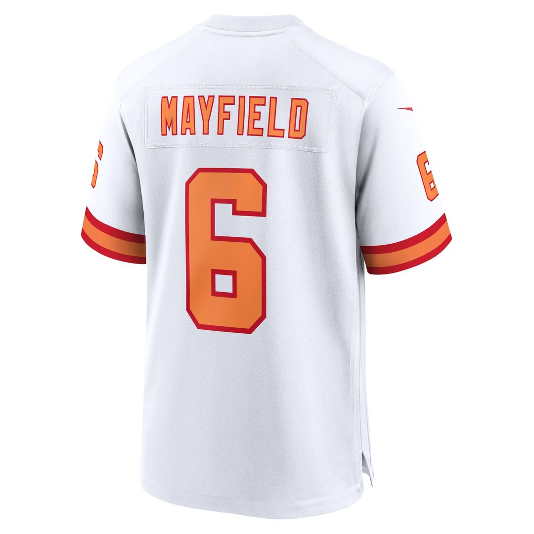 Baker Mayfield '76 Tampa Bay Buccaneers Player Game Jersey - White