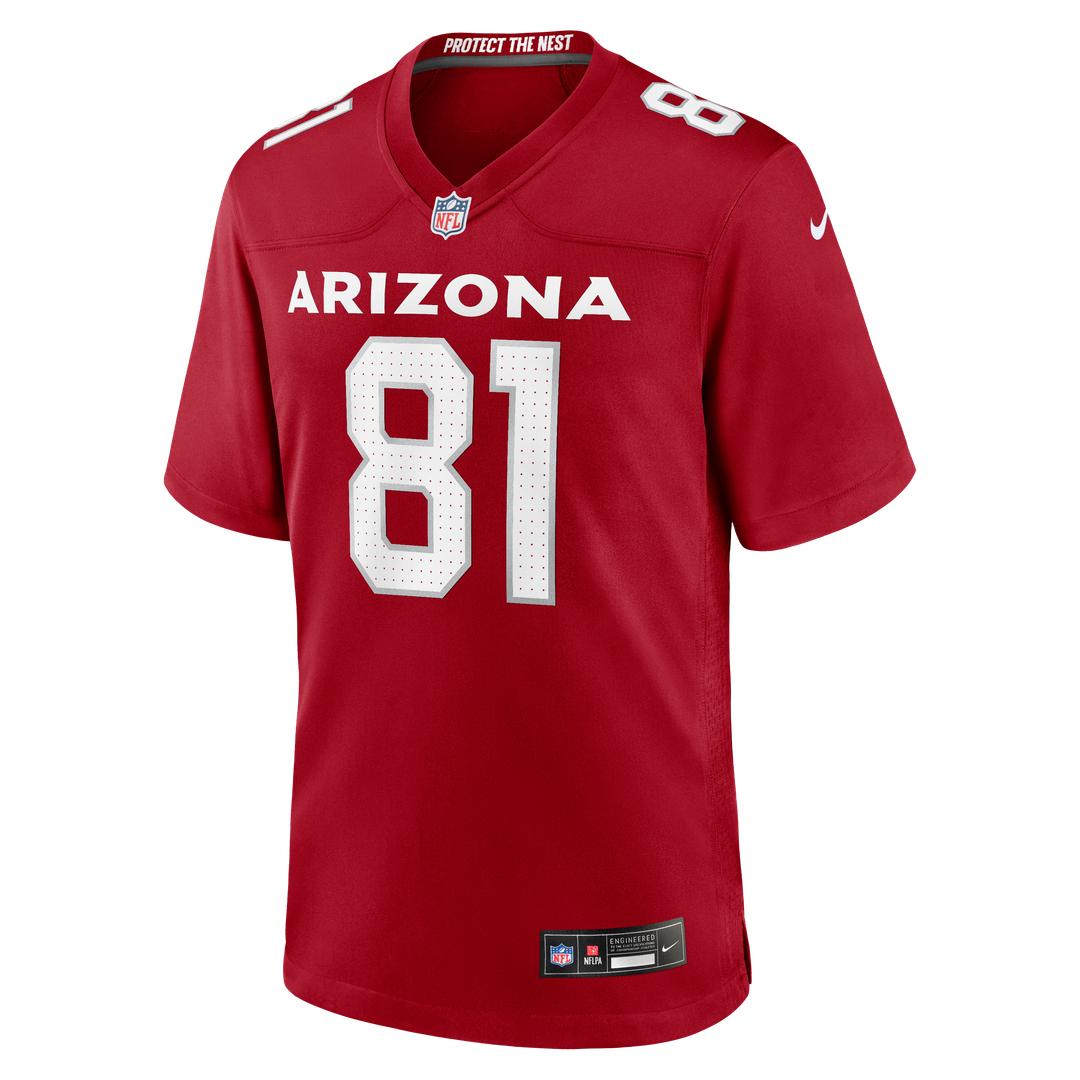 Travis Vokolek Arizona Cardinals Team Game Jersey - Cardinal