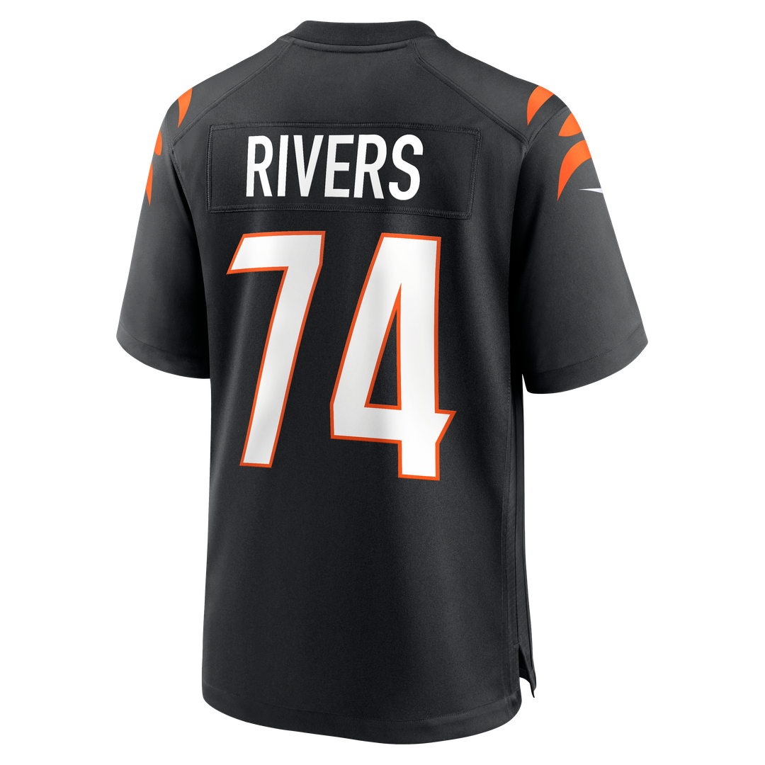 Jalen Rivers Cincinnati Bengals Team Game Jersey - Black