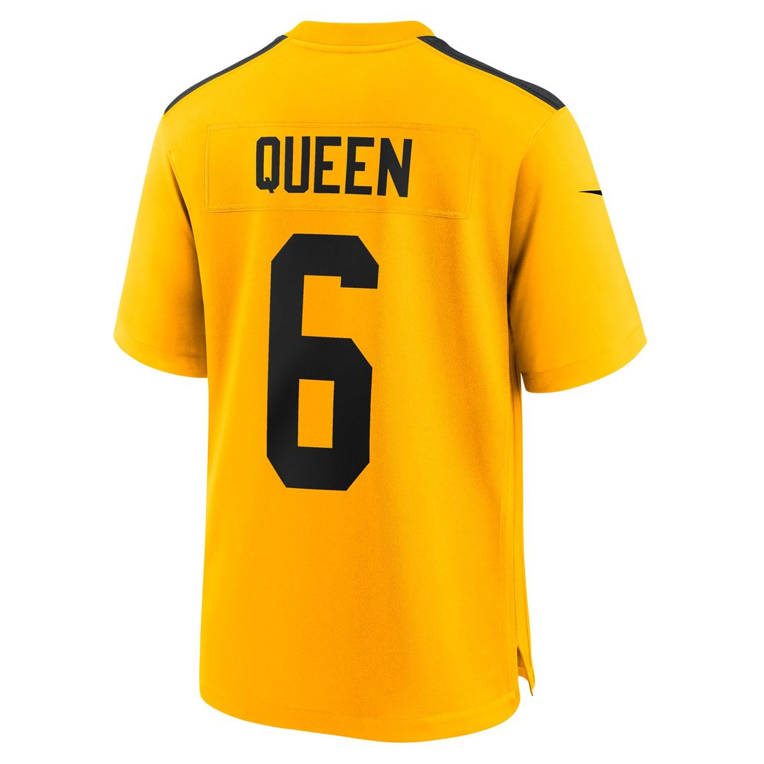 Patrick Queen Pittsburgh Steelers Alternate 1933 Throwback Game Jersey - Gold