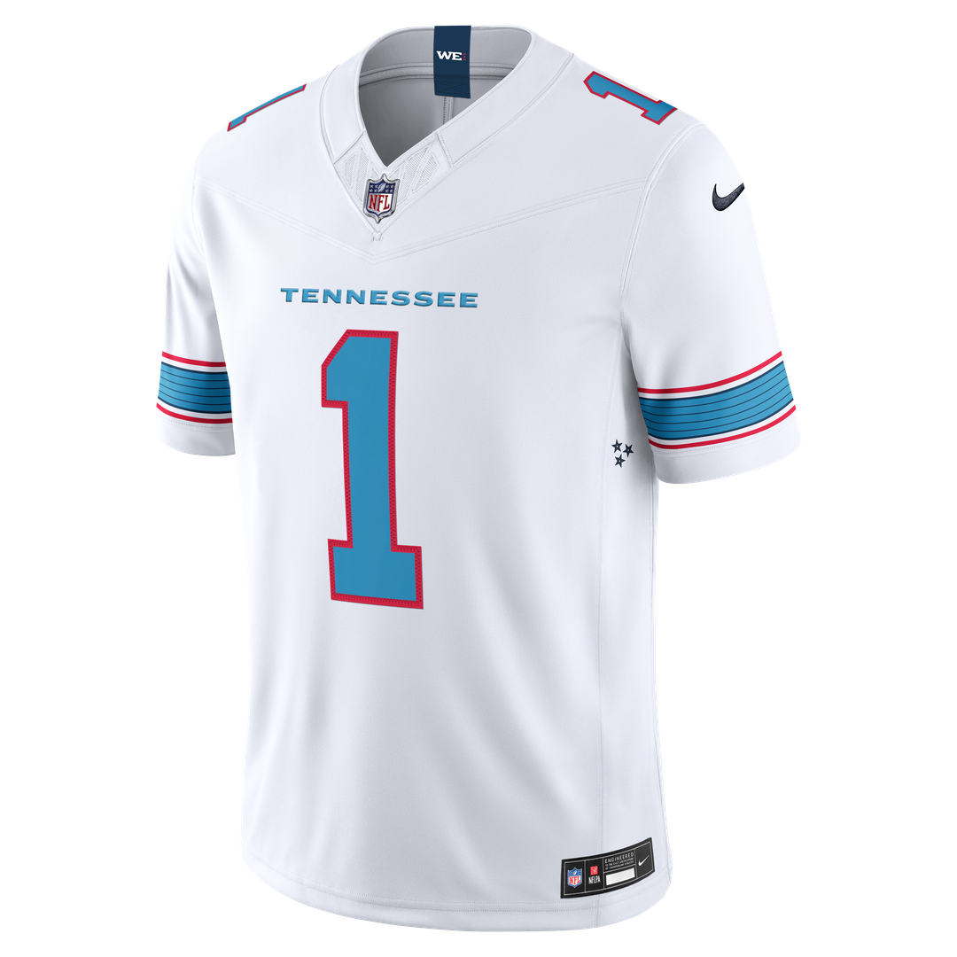 Cameron Ward Tennessee Titans Vapor F.U.S.E. Stitched Limited Jersey - White