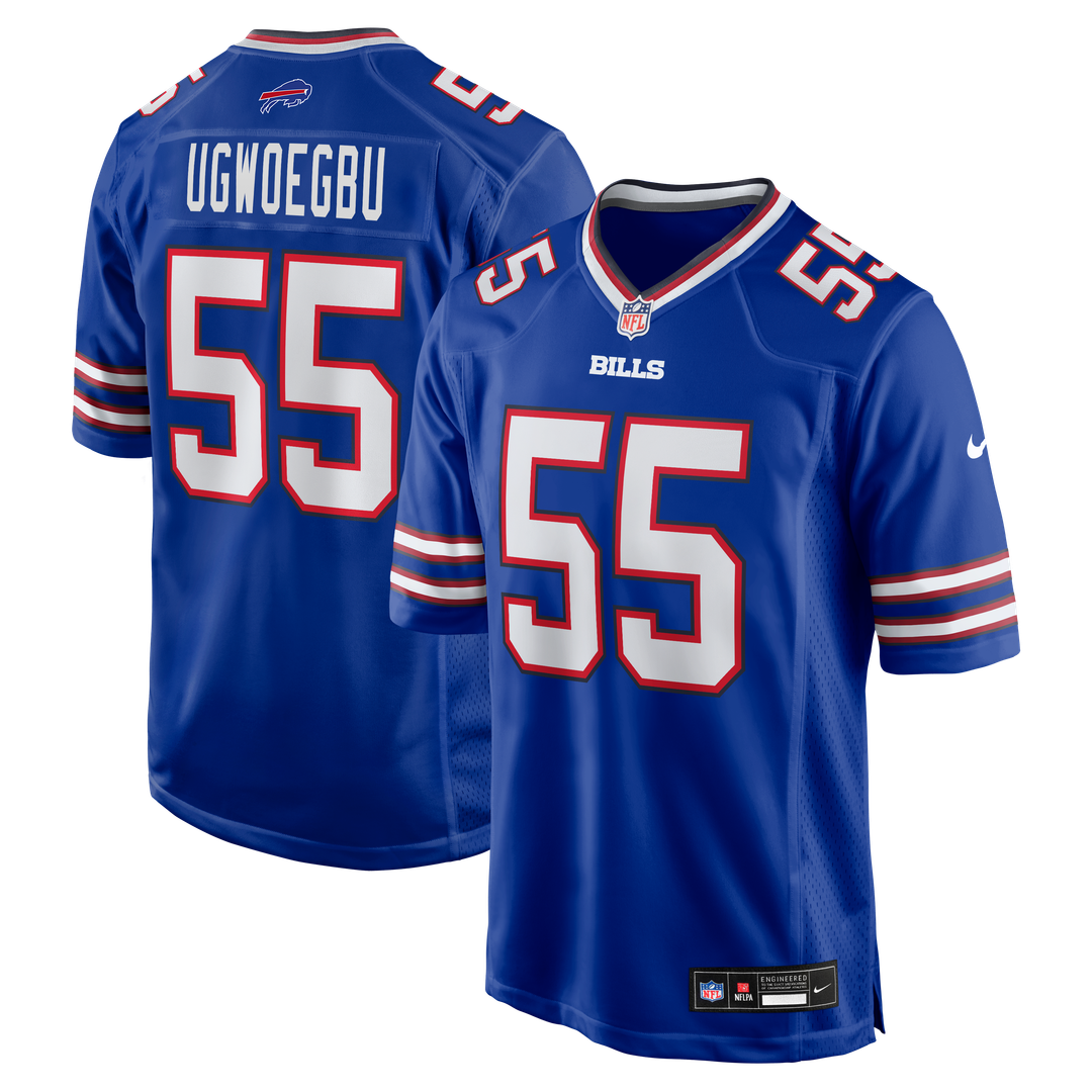 David Ugwoegbu Buffalo Bills Game Jersey - Royal