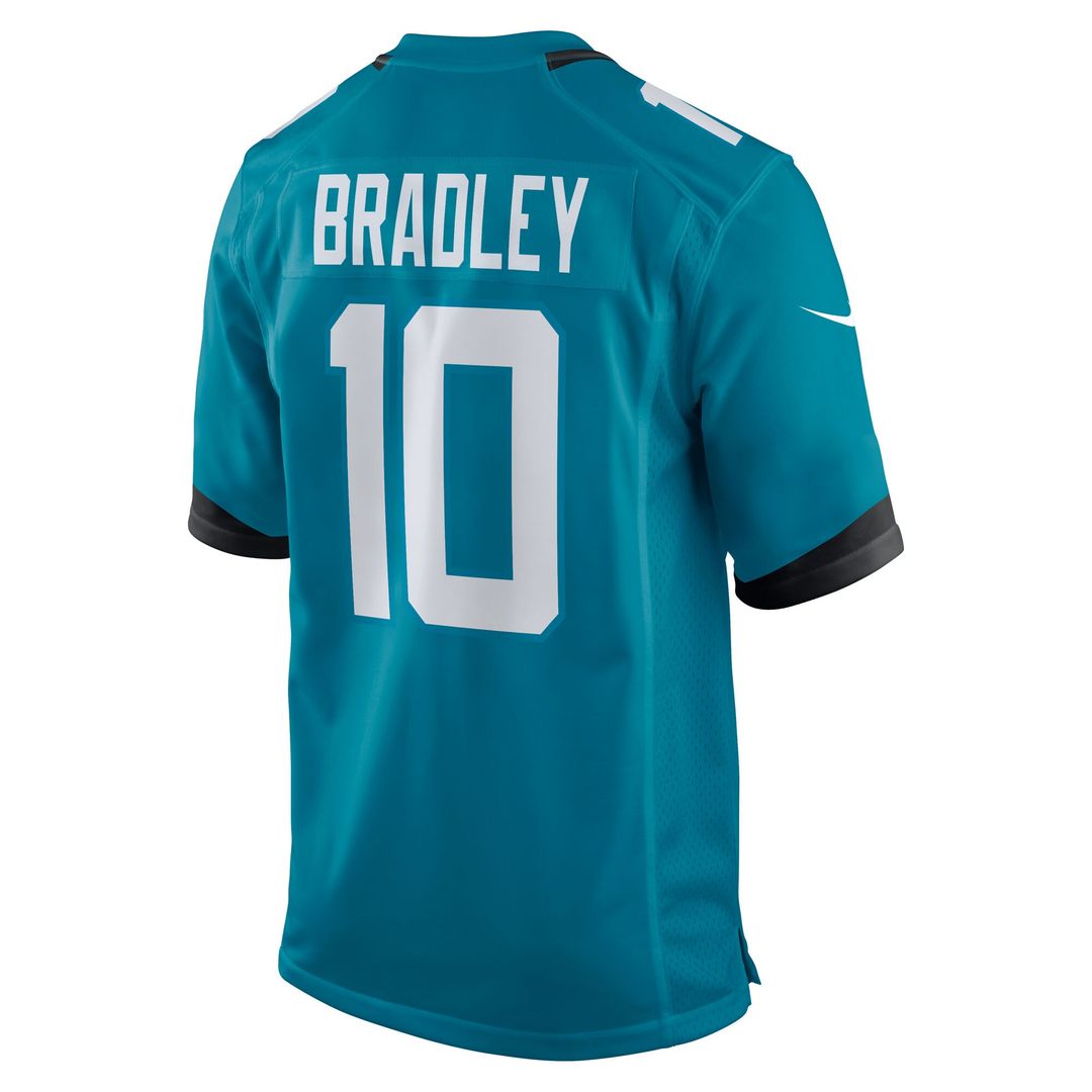 Carter Bradley Jacksonville Jaguars Team Game Jersey - Teal