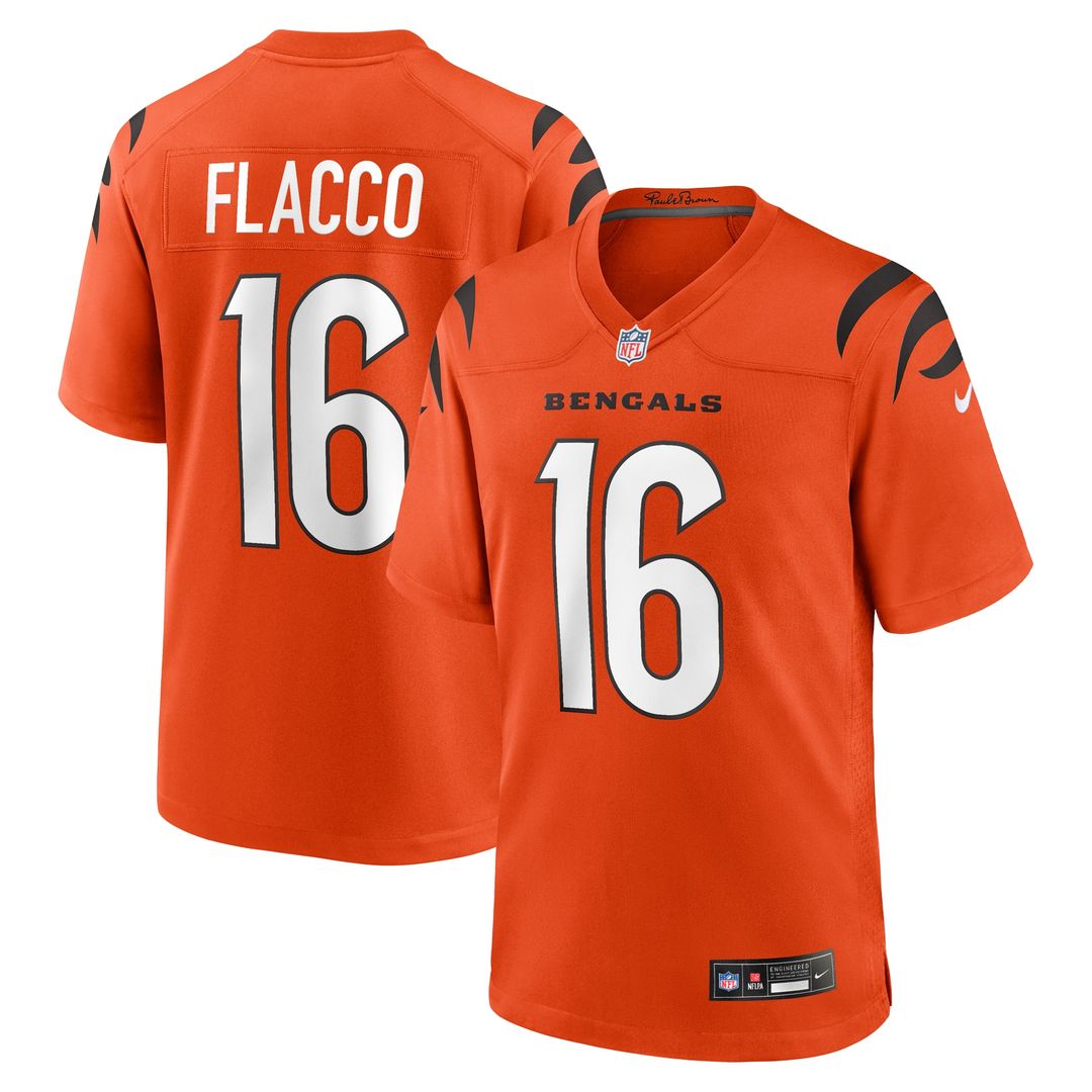 Joe Flacco Cincinnati Bengals Game Jersey - White