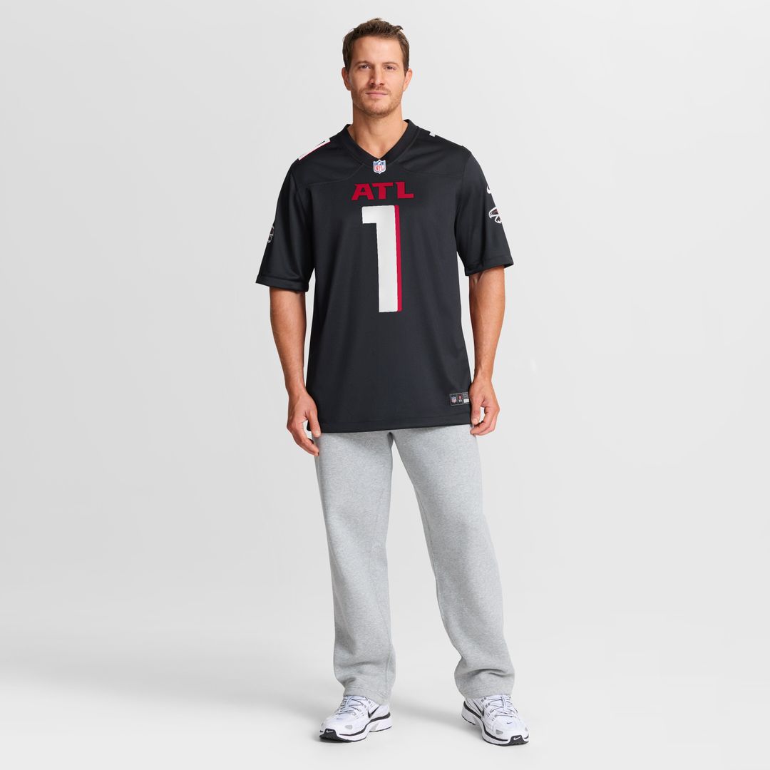 Number 1 Groom Atlanta Falcons Game Jersey - Black