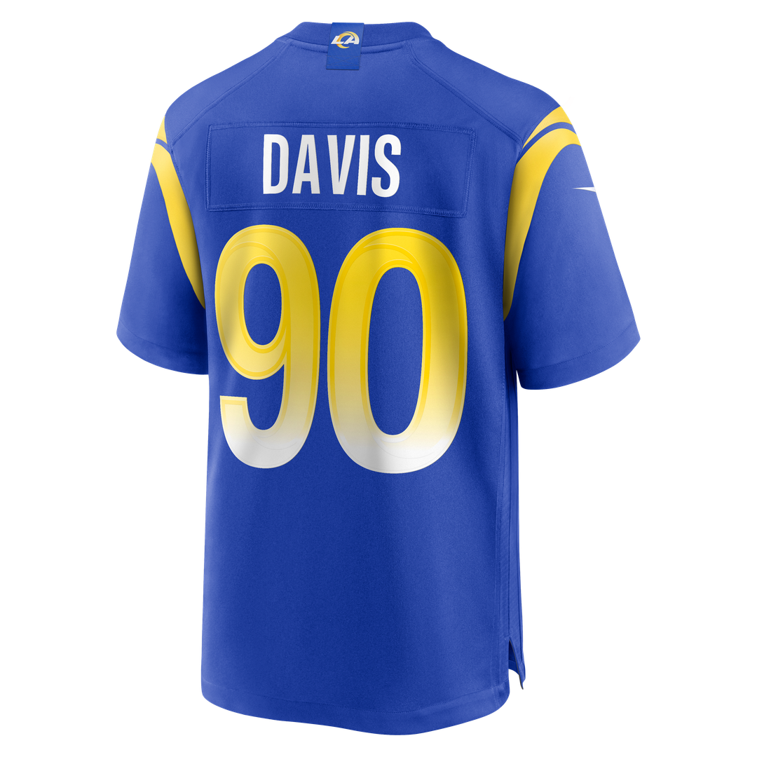 Tyler Davis Los Angeles Rams Team Game Jersey - Royal
