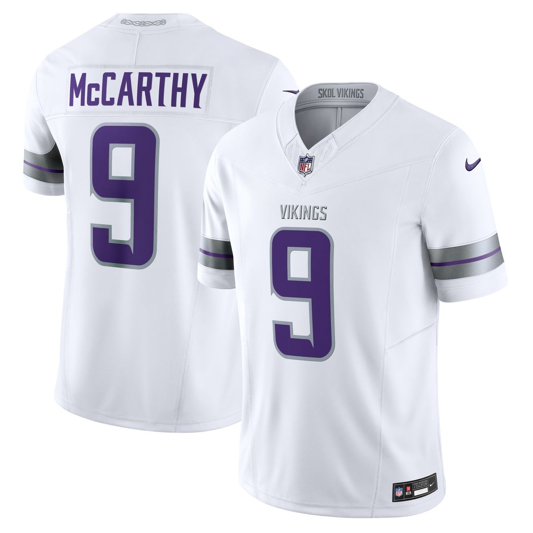 J.J. McCarthy Minnesota Vikings Vapor F.U.S.E. Limited Jersey - Purple