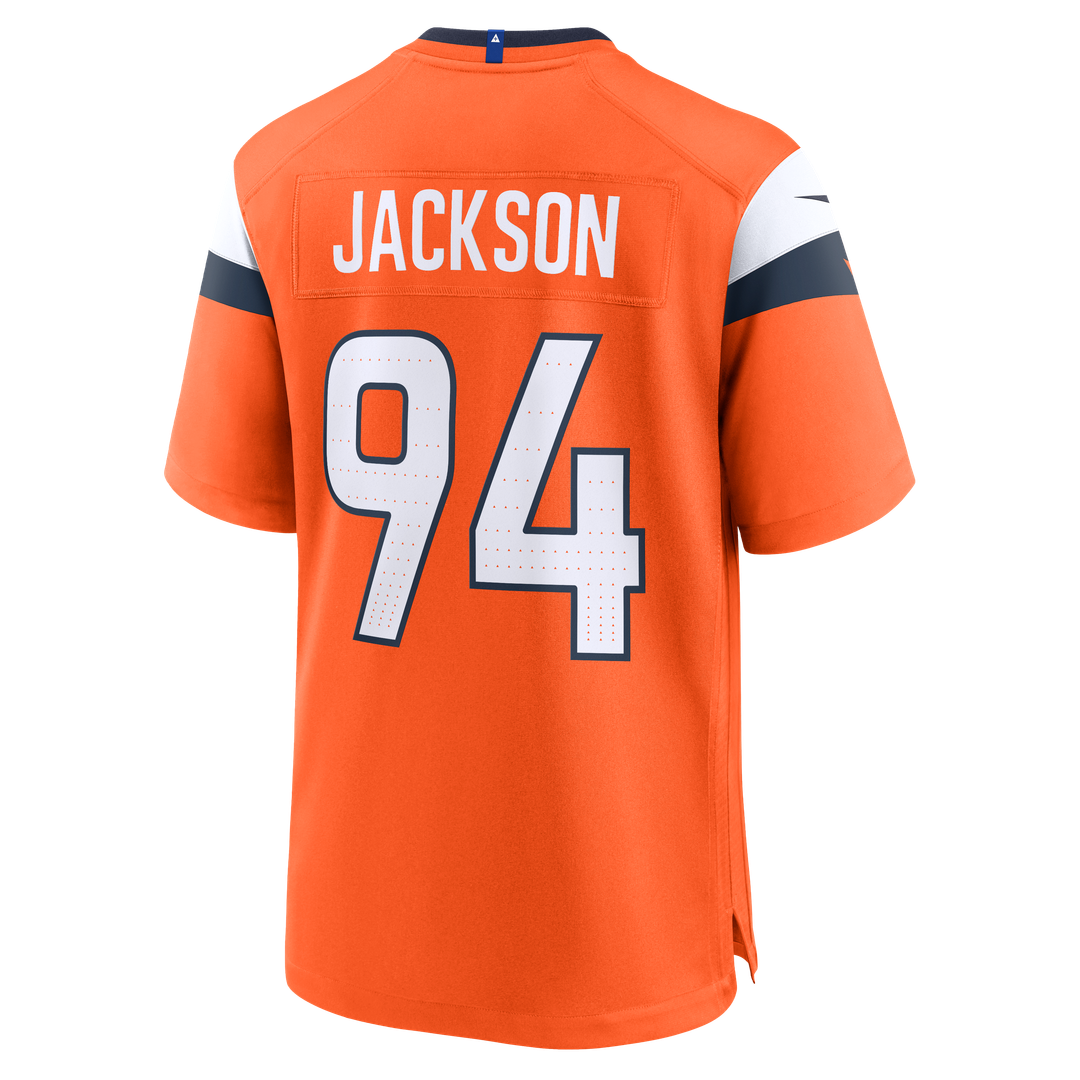 Jackson Denver Broncos Team Game Jersey - Orange