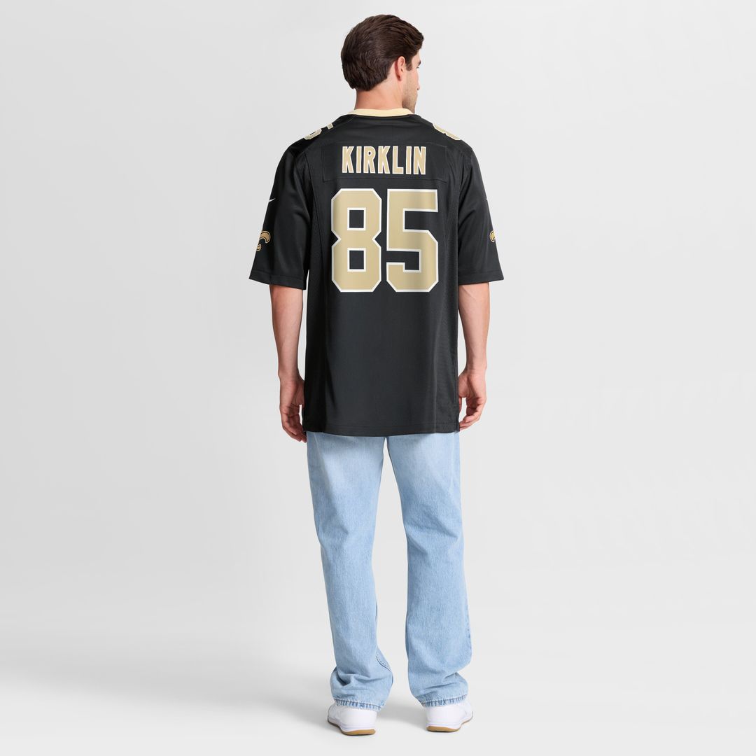 Jontre Kirklin New Orleans Saints Team Game Jersey - Black