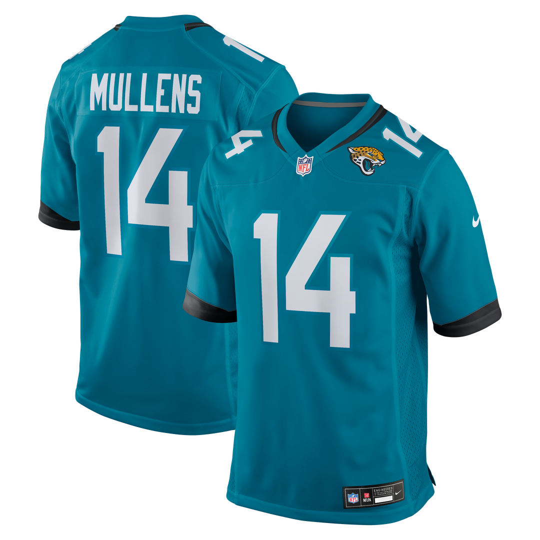 Nick Mullens Jacksonville Jaguars Team Game Jersey - Teal