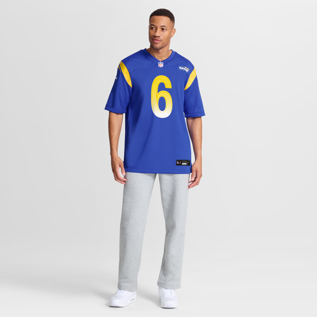 Nick Hampton Los Angeles Rams Team Game Jersey - Royal
