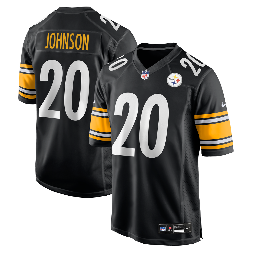 Kaleb Johnson Pittsburgh Steelers Team Game Jersey - Black