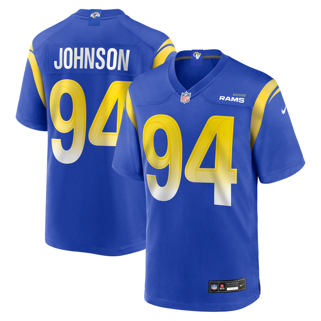 Desjuan Johnson Los Angeles Rams Home Game Jersey - Royal