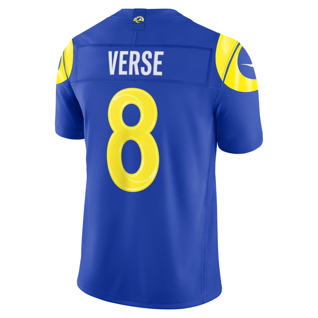 Jared Verse Los Angeles Rams Vapor F.U.S.E. Stitched Limited Jersey - Royal
