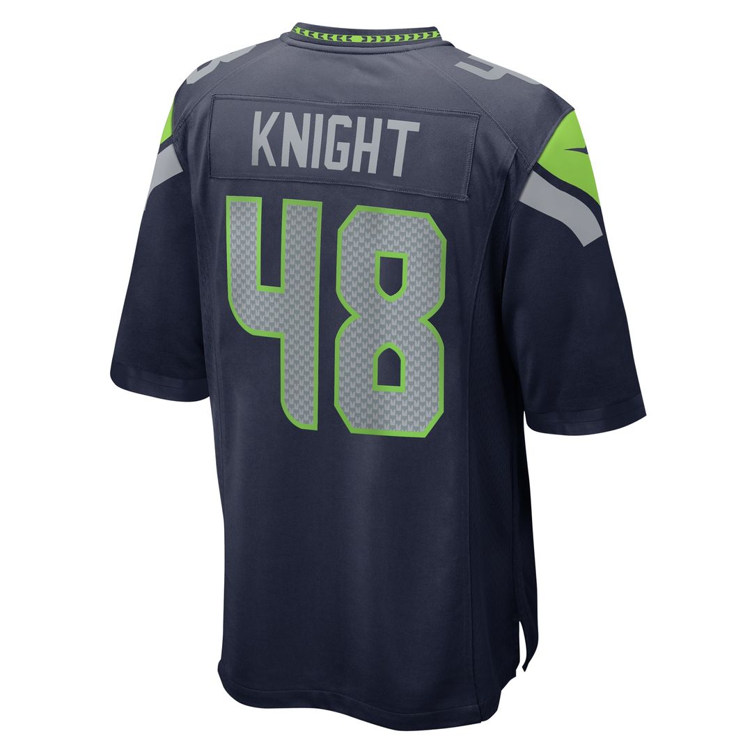 Tyrice Knight Seattle Seahawks Game Jersey - College Navy
