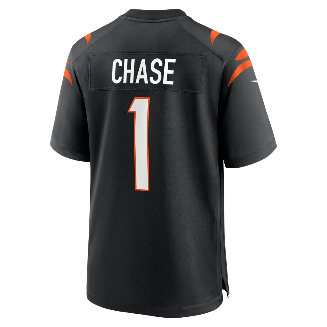 Ja'Marr Chase Cincinnati Bengals Game Jersey - Black