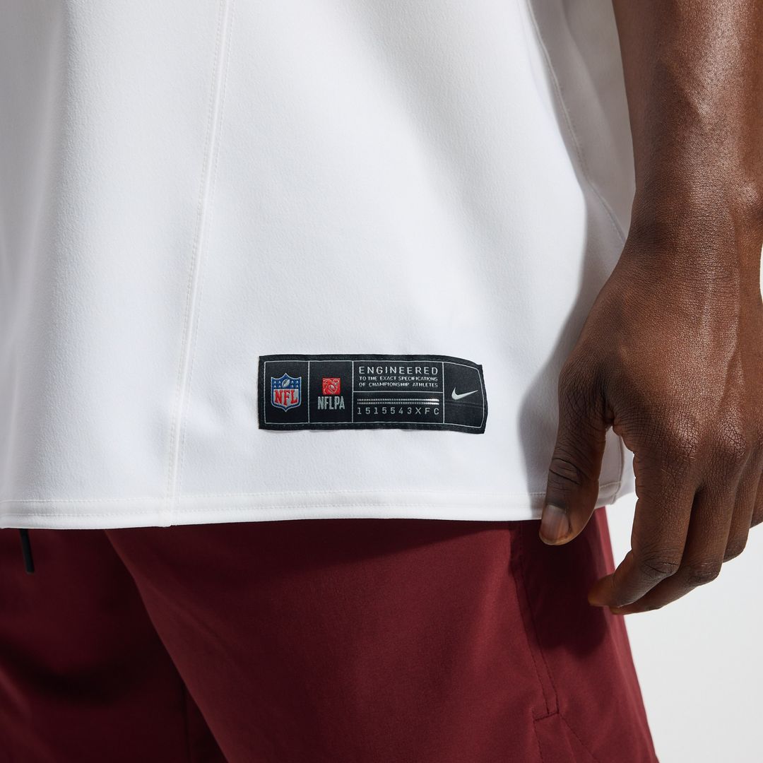 Jayden Daniels Washington Commanders Alternate 2 Super Bowl Era Vapor F.U.S.E. Elite Jersey - White