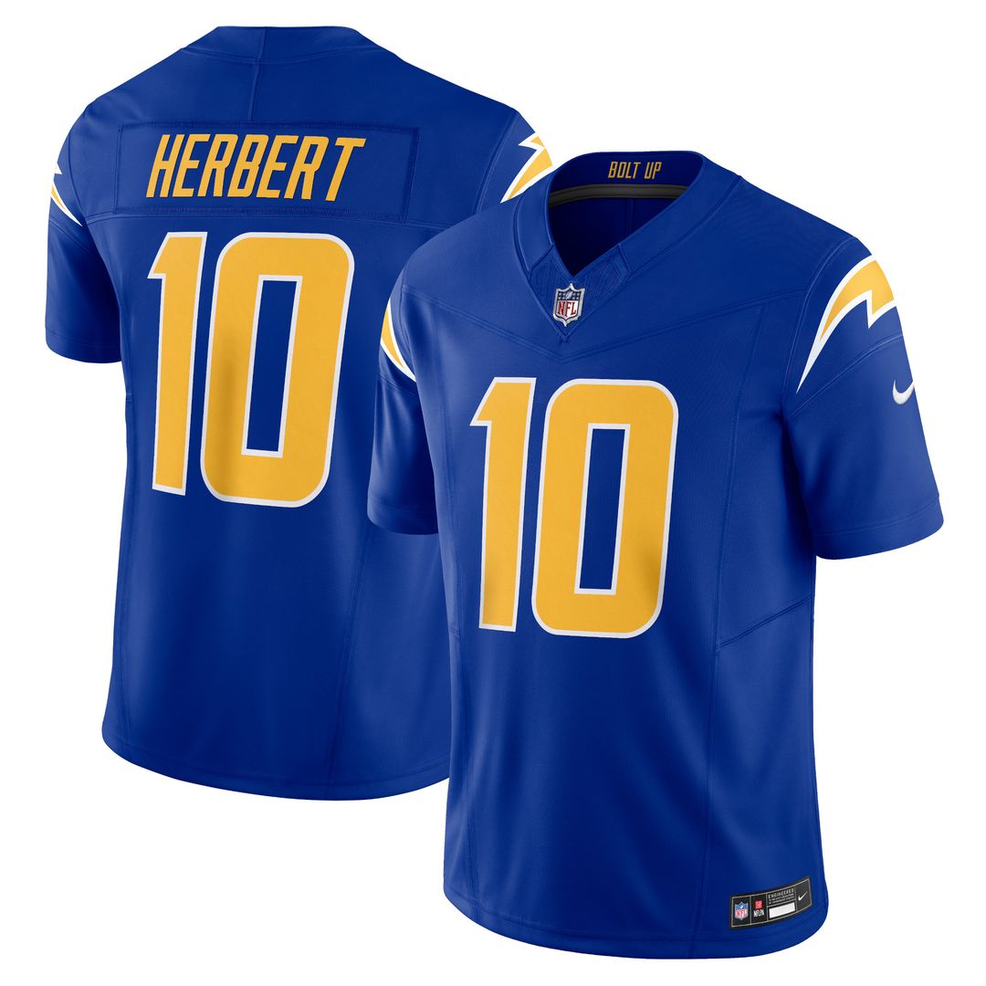 Justin Herbert Los Angeles Chargers Vapor F.U.S.E. Limited Jersey - White