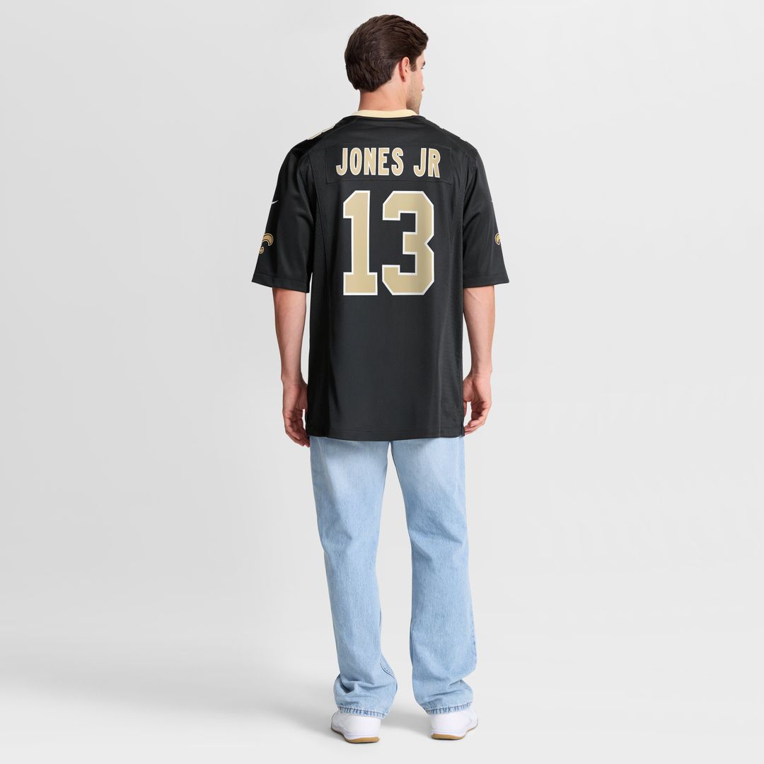 Velus Jones Jr. New Orleans Saints Team Game Jersey - Black
