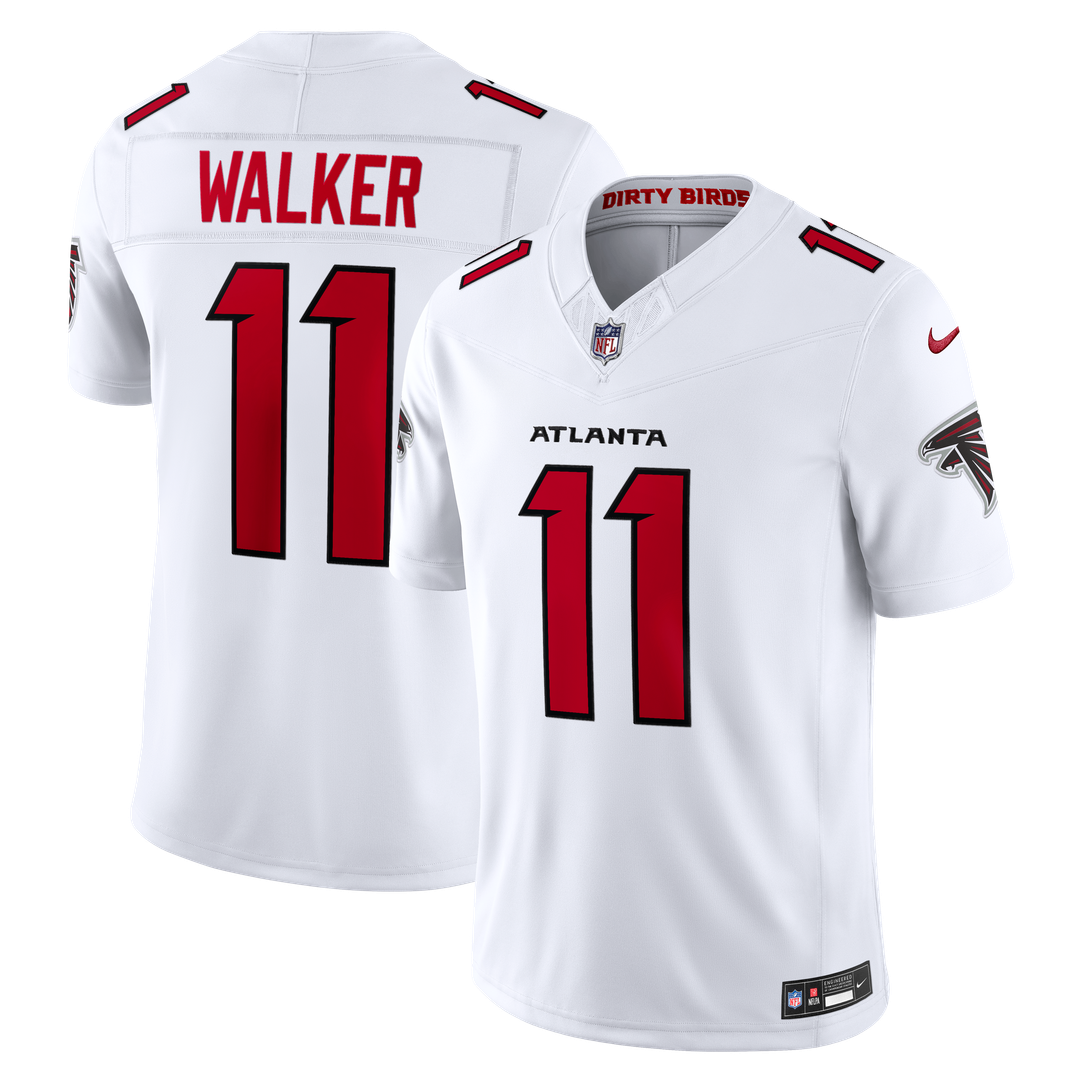 Jalon Walker Atlanta Falcons Vapor F.U.S.E. Stitched Limited Jersey - White