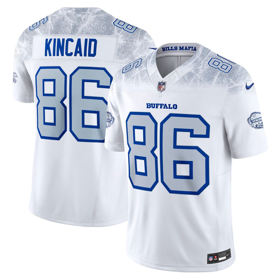 Dalton Kincaid Buffalo Bills 2025 Rivalries Collection Stitched Limited Jersey - White