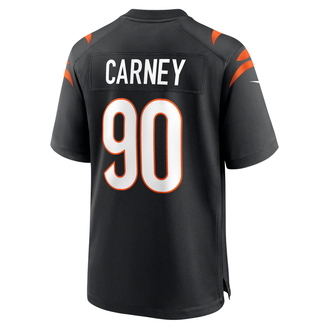 Owen Carney Cincinnati Bengals Home Game Player Jersey - Black