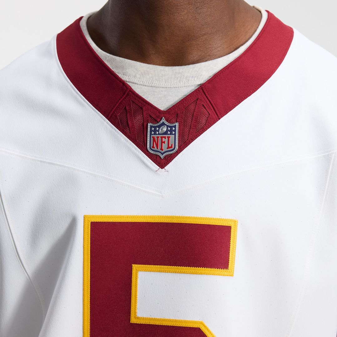 Jayden Daniels Washington Commanders Alternate 2 Super Bowl Era Vapor F.U.S.E. Elite Jersey - White