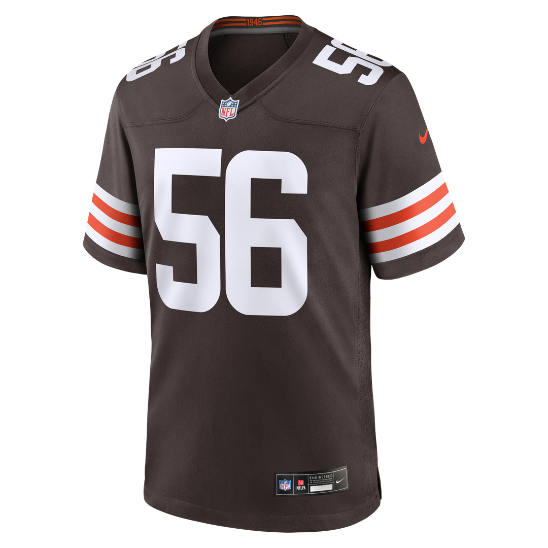 Luke Wypler Cleveland Browns Team Game Jersey - Brown