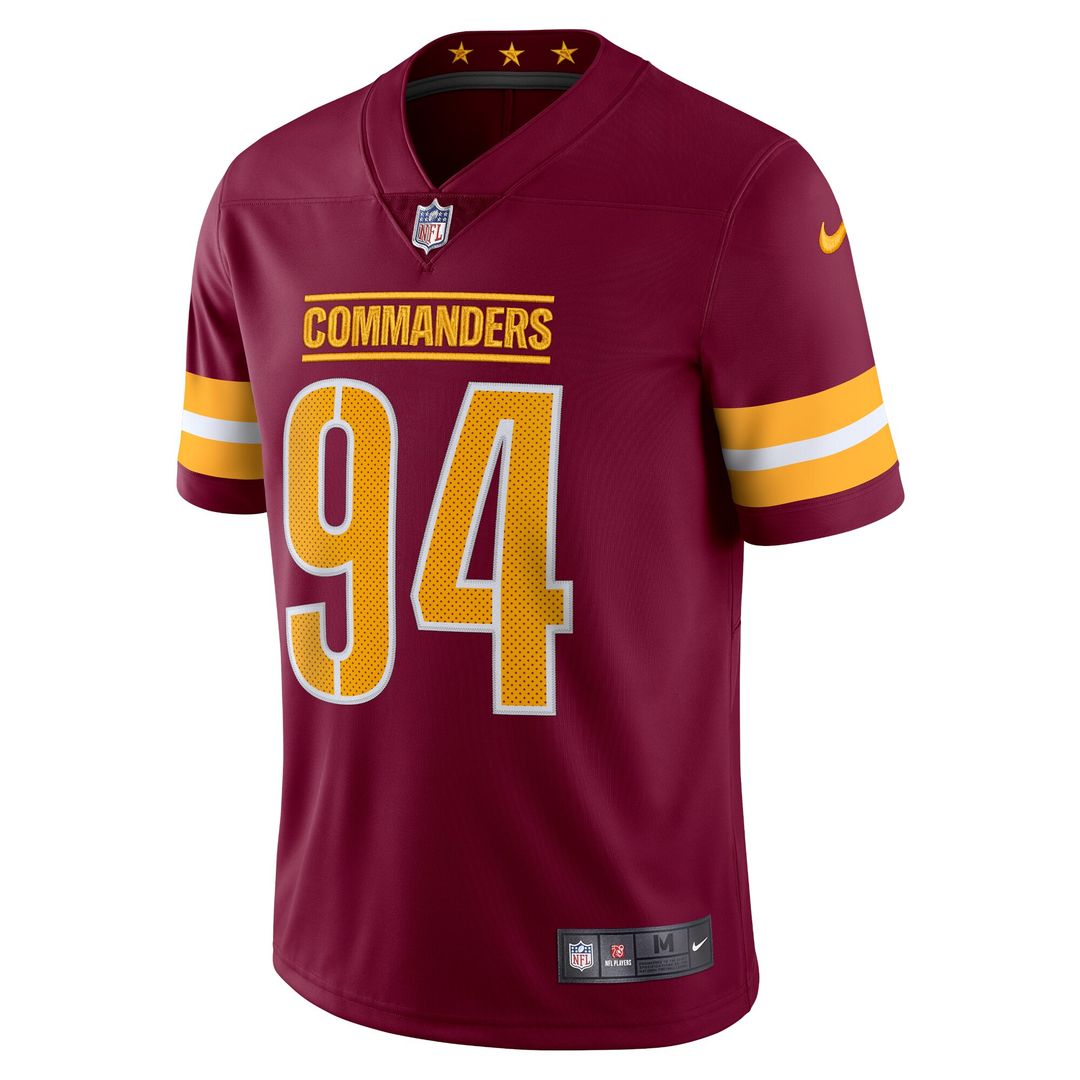 Da'Ron Payne Washington Commanders Vapor Limited Jersey - Burgundy