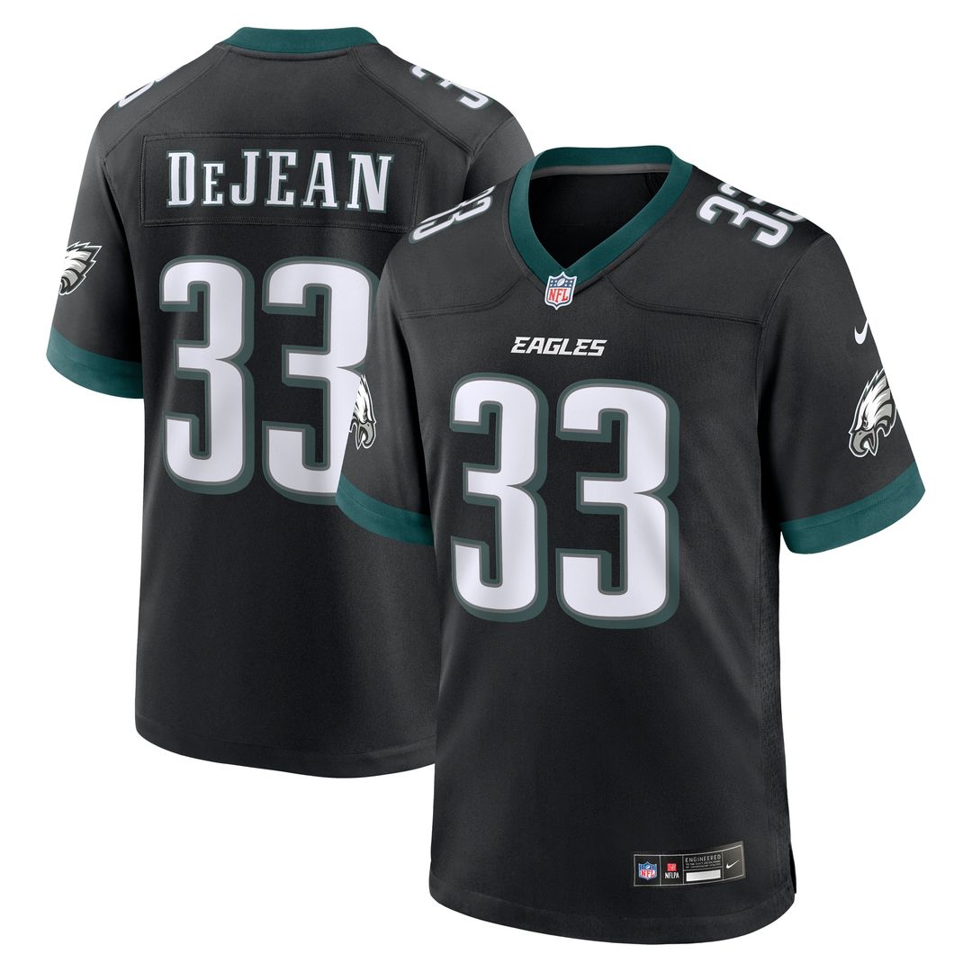 Cooper DeJean Philadelphia Eagles Alternate Player Game Jersey - Black